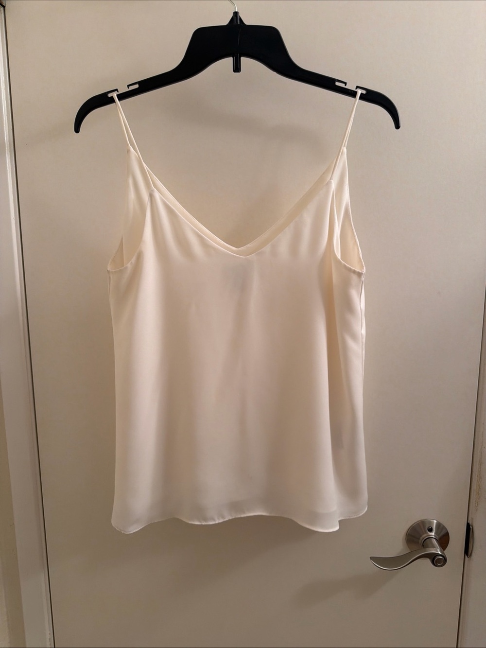 H&M Cream V-Neck Spaghetti Strap Camisole